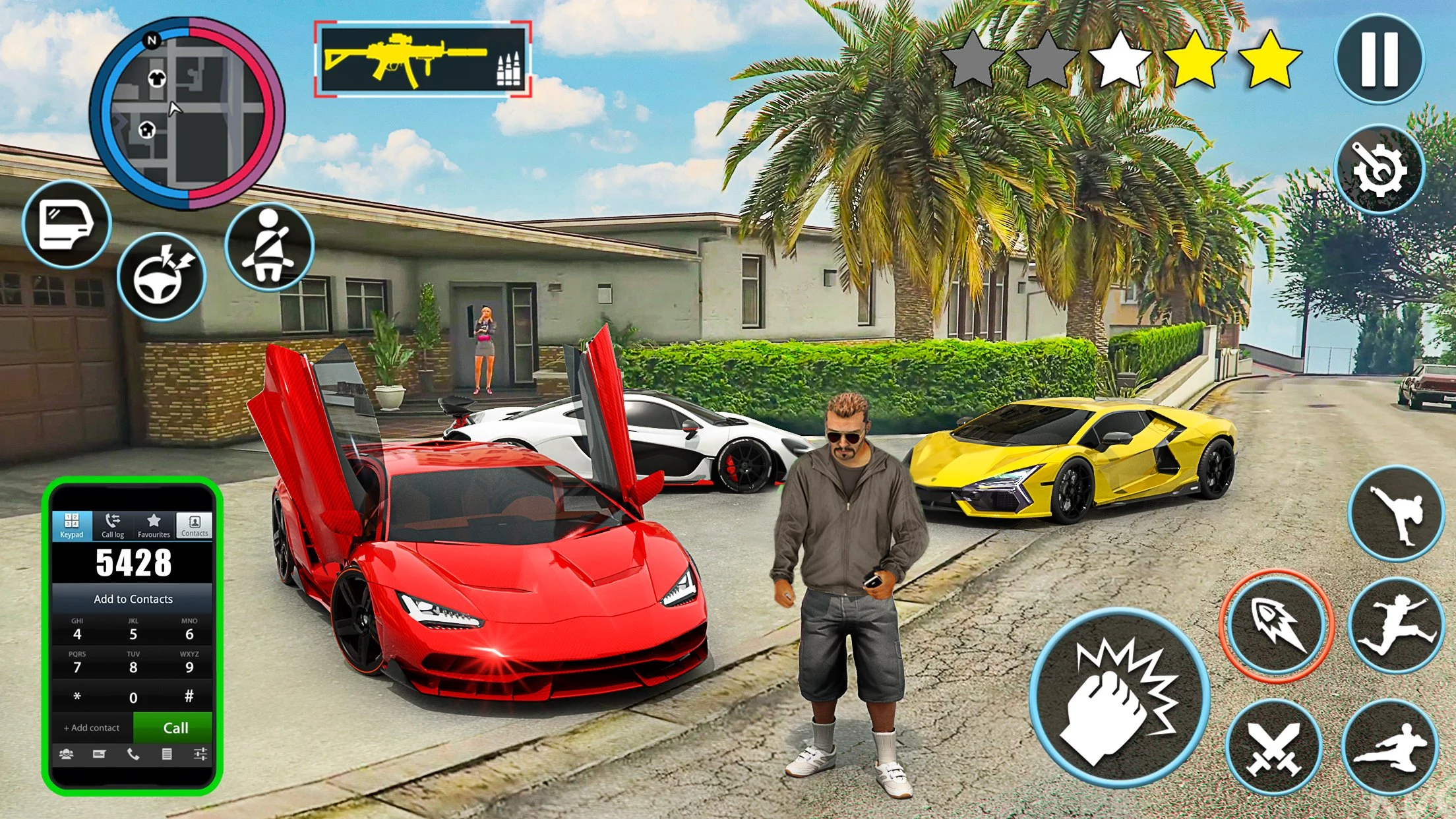 Taxi Car Driving School Sim 3D screenshot